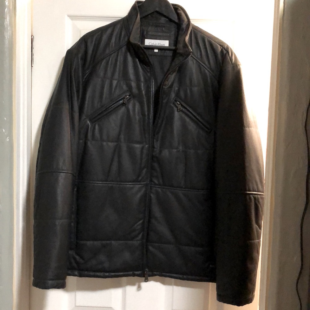Calvin Klein Leather Jacket - Picture 13 of 15